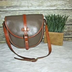 Vintage Katherine Ward Brown Leather Purse Bag